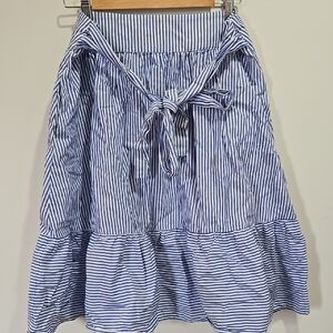 Blue Striped Women's Skirt